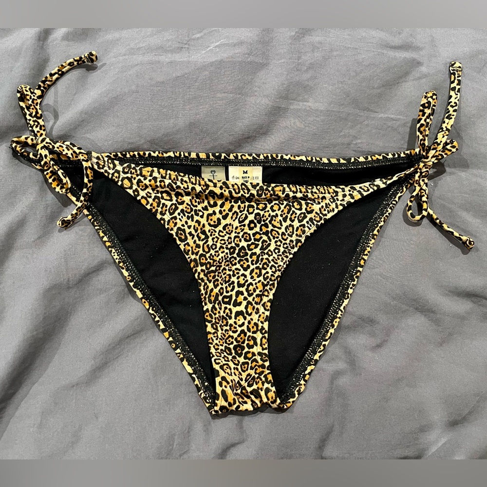 Urban Outfitters Animal Print String Bikini Bottom